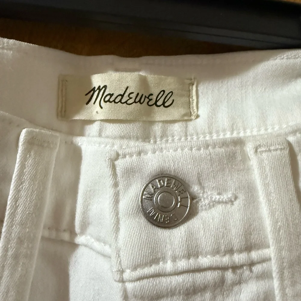 Madewell Women's White 10” High-Rise Skinny Jeans NWT Size 26 - Picture 2 of 8